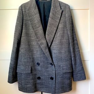 AllSaints plaid blazer size 4